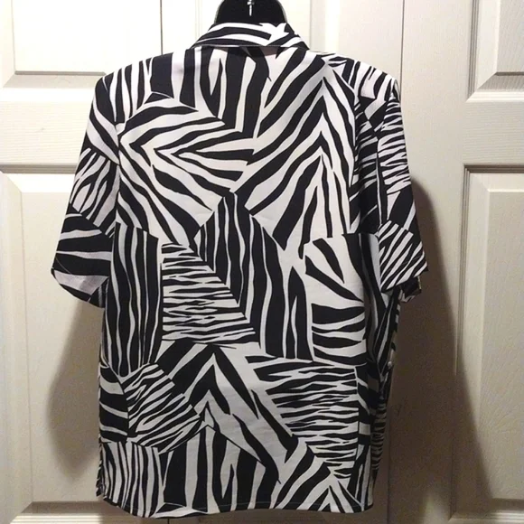 Vintage button down Shirt 14W - Picture 3 of 6